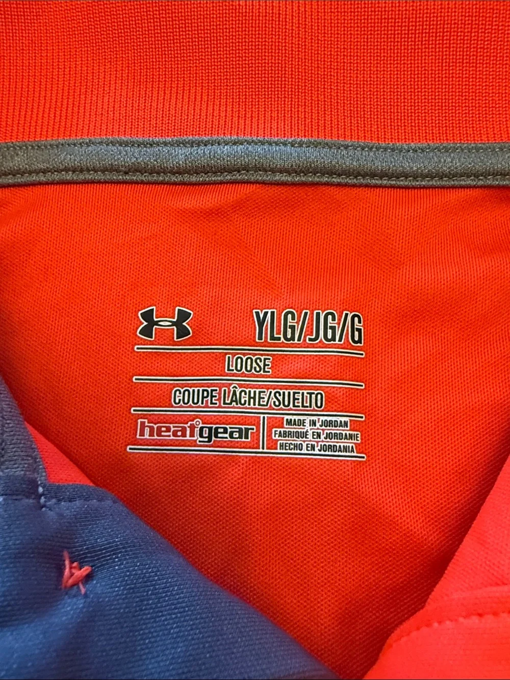 Under Armour Boys' Bright Orange Polo Shirt